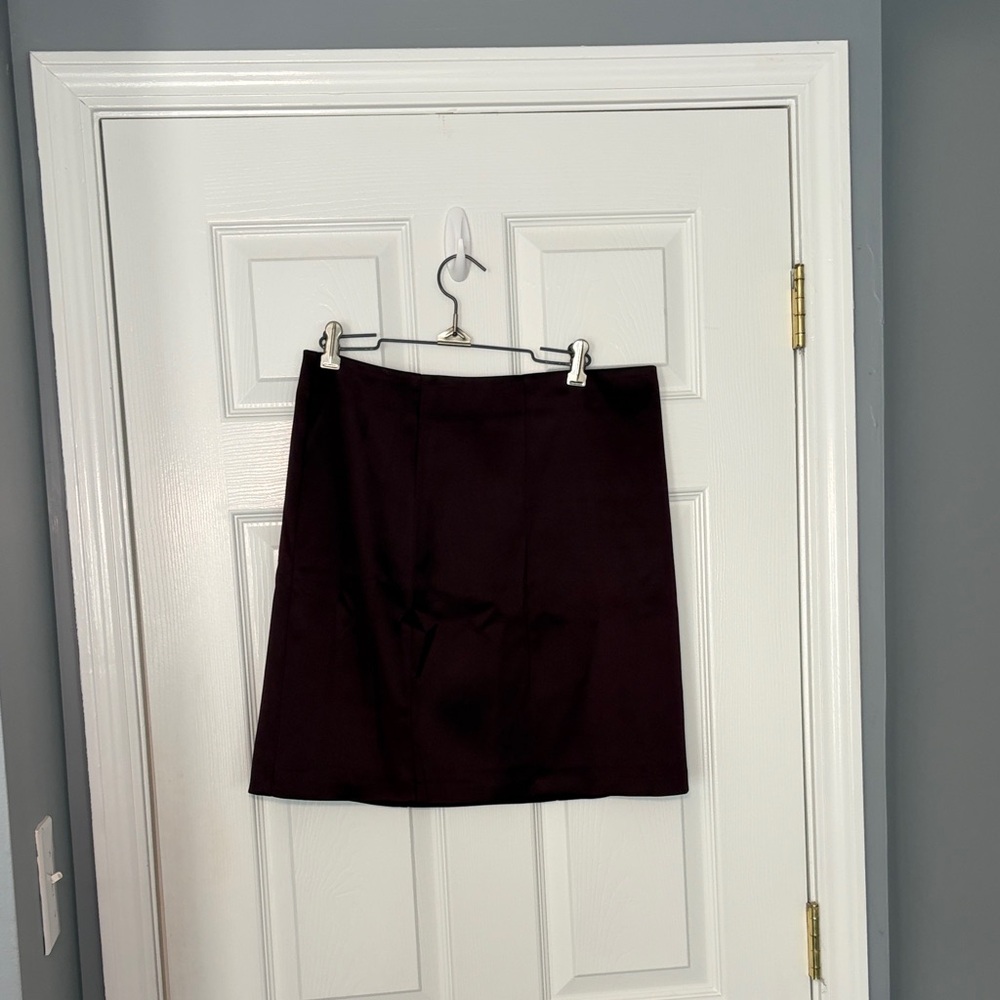 LOFT Rich Plum Mini Skirt